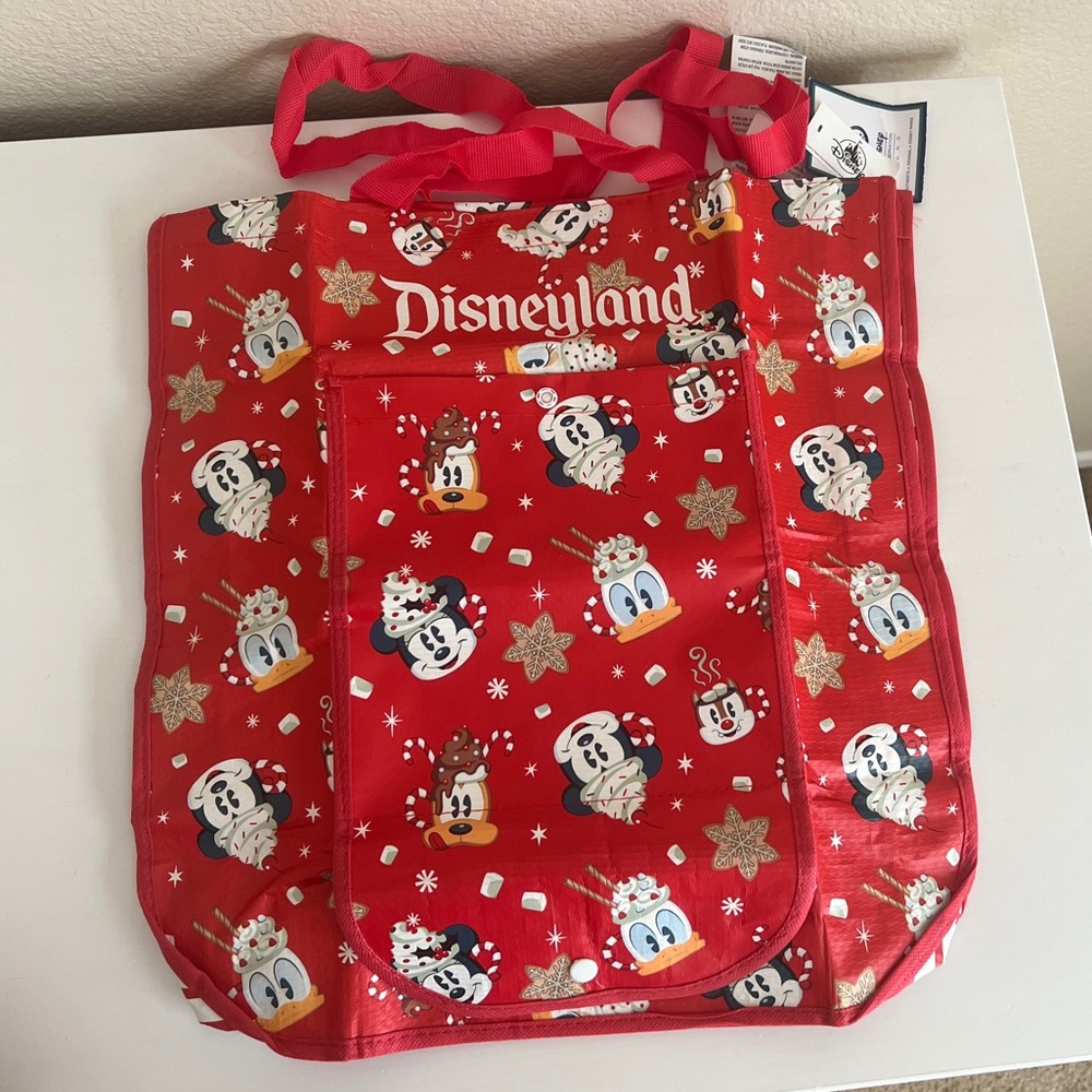 Disneyland Christmas Reusable Bag NWT